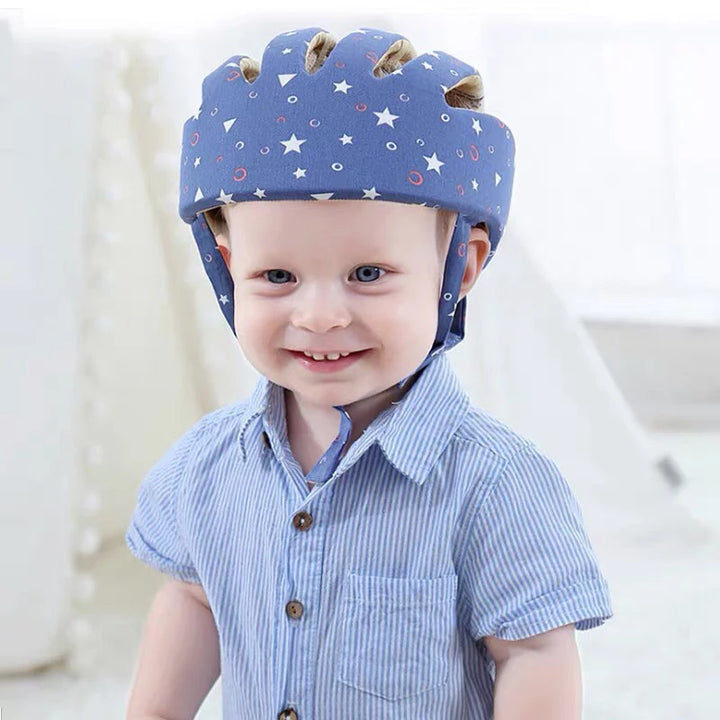 Baby Toddler Cap Anti-collision Protective Hat Baby Safety Helmet Soft Comfortable Head Security & Protection - Adjustable